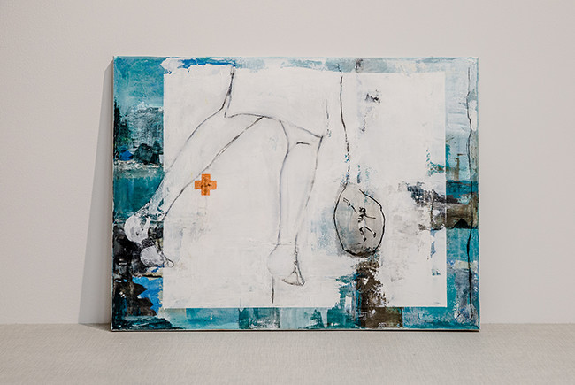 Walking, kunst door Cecile Wijnand